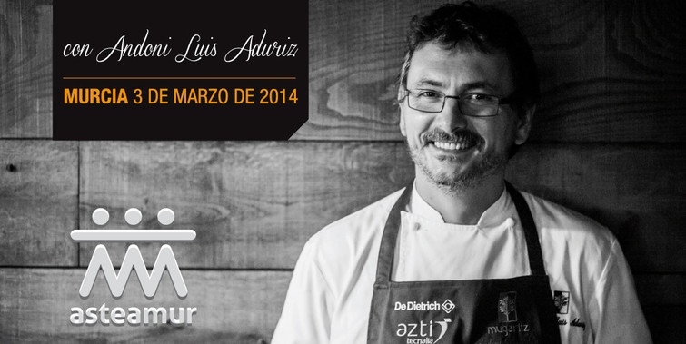Imagen de Andoni Luis Aduriz en la portada del programa para GastroTEA
