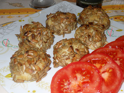 Pipanellets de níscalos y roquefort.