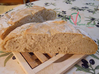 Pan de Auvernia, vista de la miga.
