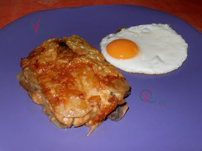 Gratén de champiñón y patata