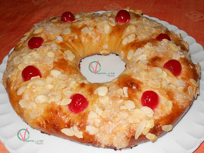 Roscón de Reyes.