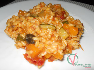 Plato de risotto.